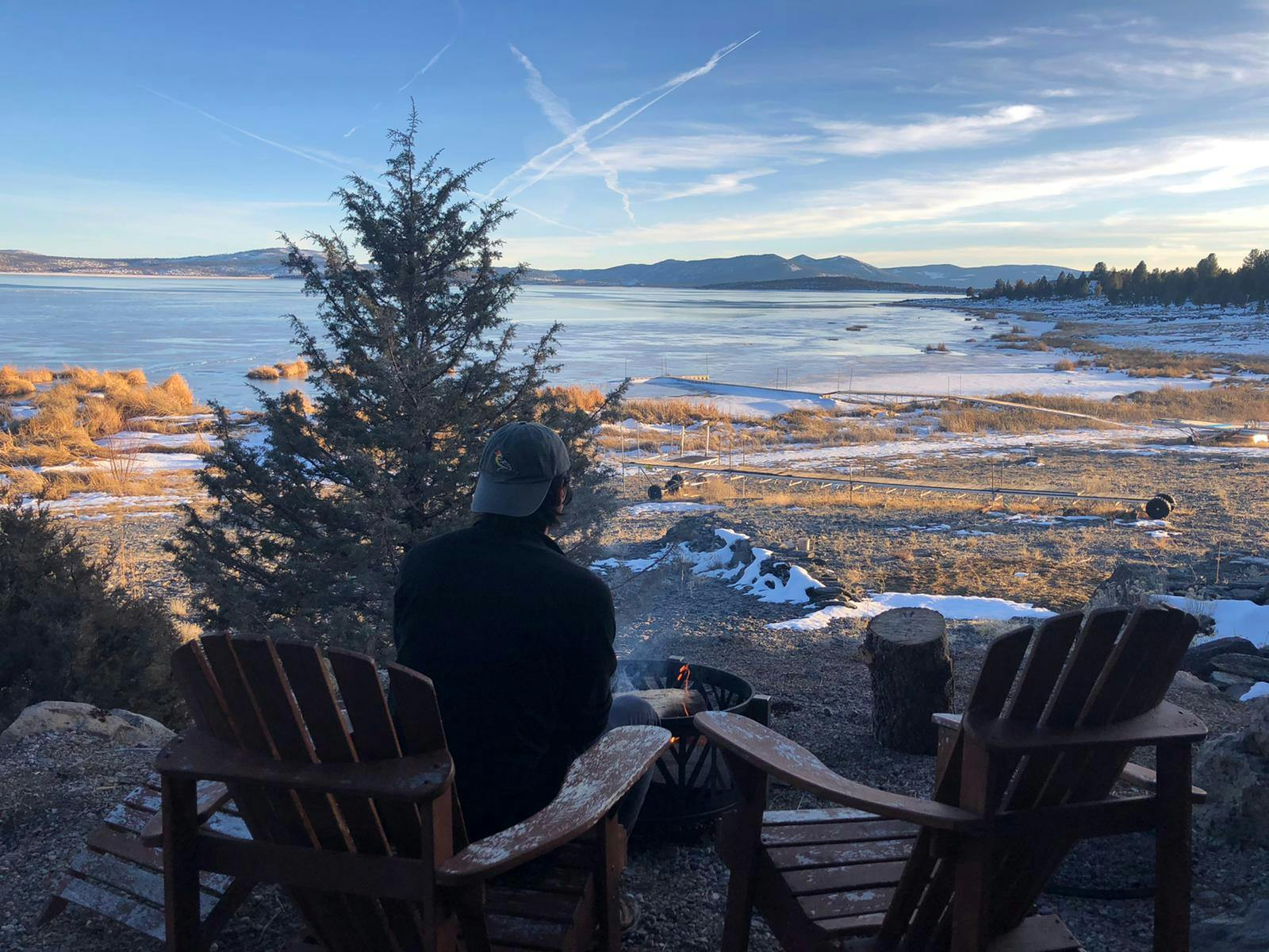 @strollinghome thinking deeply about crypto primitives in the morning at Eagle Lake